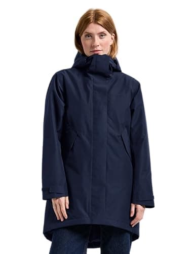 Image of Didriksons - Kate Parka - Women's Padded Winter Jacket - Waterproof and Windproof - Swedish Design - Dark Blue