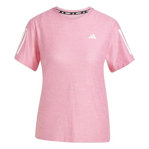 Image of adidas Women's Own The Run Base Tee, Lucid Pink/White, XS