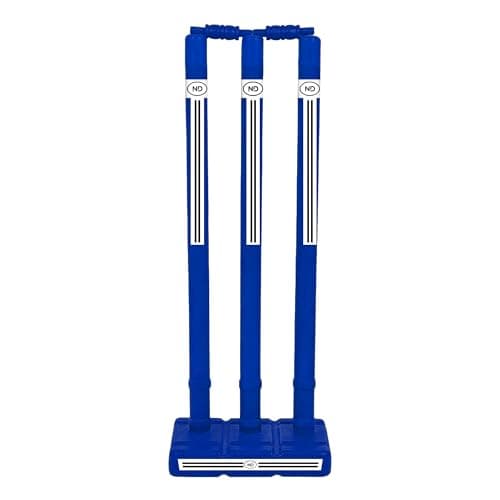 Image of ND Sports Wicket Stumps with Bail – Durable, Lightweight & Portable Cricket Set for All Surfaces | Indoor & Outdoor Use | Includes Mesh Carry Bag