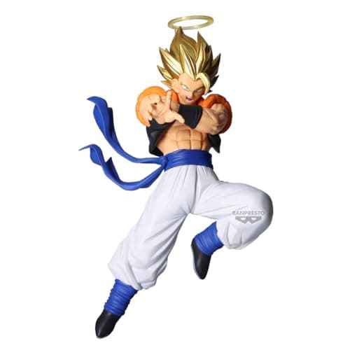 Image of BANPRESTO Super Gogeta Dragon Ball Z Collectible Action Figure - Dokkan Battle 10Th Anniversary 19 cm, BP29378P, Multicolor, Optima for Anime Fans