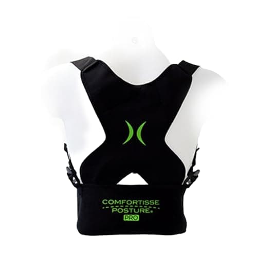 Image of JML Comfortisse Posture Pro Back Straightener Posture Corrector - Triple-Strap Support, Adjustable Shoulder Corrector & Back Brace to Help Relieve Neck Pain & Align Spine L/XL