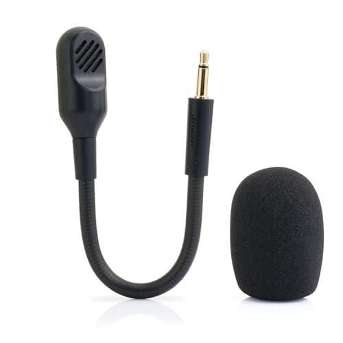 Image of LEFXMOPHY Mic Replacement for Razer Kaira Pro Gaming Headphone, Upgrade 3.5mm Detachable Microphone Boom Piece Accessory on PC, Mac, Xbox One, PS5, PS4