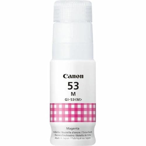 Image of Canon GI-53 M Ink Magenta Printer Ink 60 ml High Range for PIXMA Inkjet Printers Original