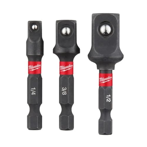 Image of Milwaukee Shockwave Impact Socket Adaptor Set (3pc)