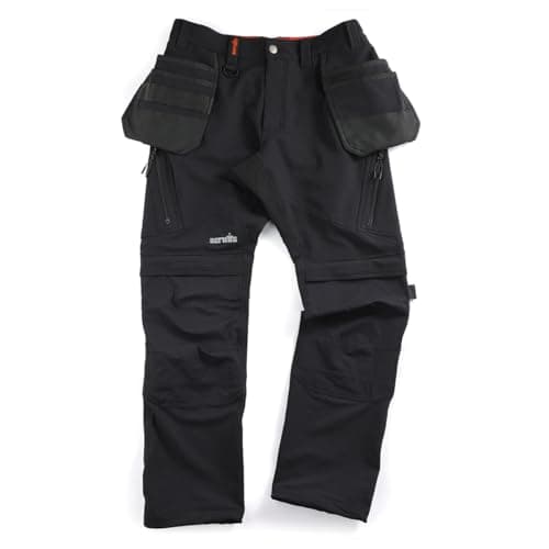 Image of Scruffs Tech Holster Trousers, Black, 30R (T56041)