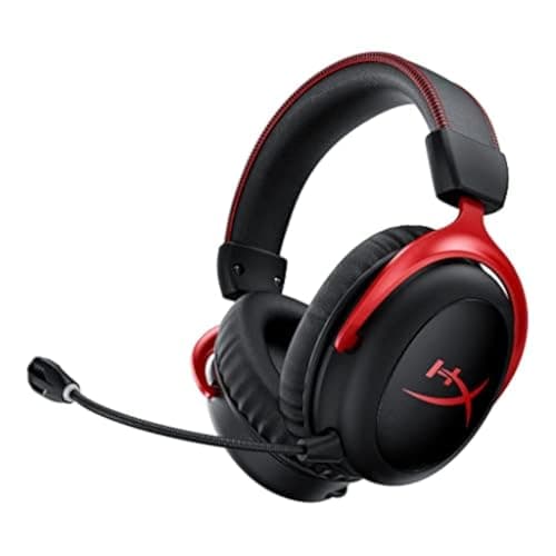 Image of HyperX Cloud II Wireless -Gaming Headset for PC, PS5, PS4, Long Lasting Battery Up to 30 Hours, DTS® Headphone:X®Spatial Audio, Memory Foam, Detachable Noise Cancelling Microphone with Mic Monitoring