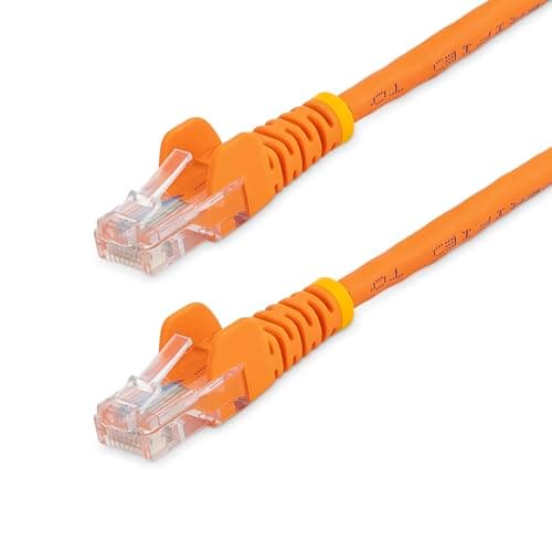Image of StarTech.com 6 ft. (1.8 m) Cat5e Ethernet Cable - Power Over Ethernet - Snagless - Orange - Ethernet Network Cable (45PATCH6OR)