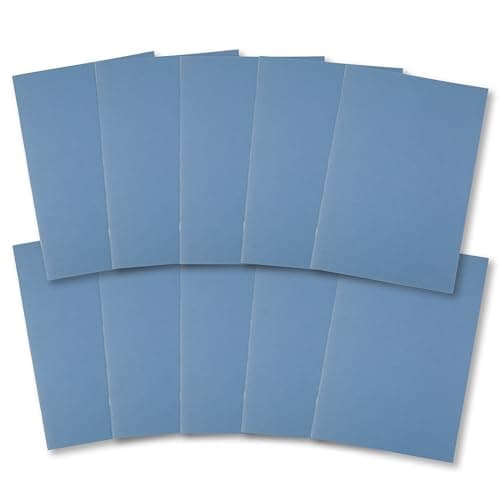 Image of Cambridge A4 Counsels Notebook, 96 Page, Lined, Blue Card Cover – Pack of 10