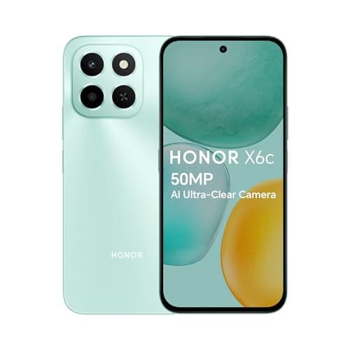 Image of HONOR X6c MediaTek Helio G81 Ultra 6.61" 6GB RAM 128GB Storage Smartphone