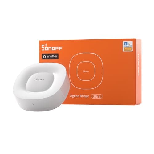Image of SONOFF Zigbee Bridge Ultra - Matter Compatible Smart Hub for IoT, 256 Device Capacity, 1.5GHz Dual-Core CPU, 1GB DDR4, Ethernet & Wi-Fi, 200m Range, Smart Security Alerts