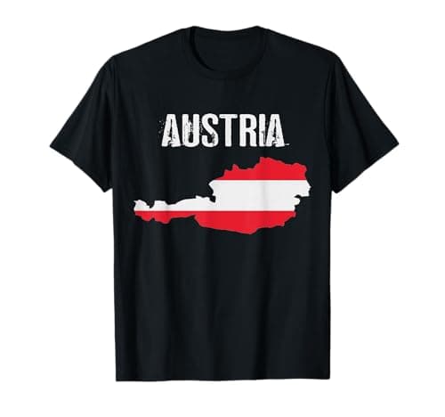 Image of Austria Flag tshirt, Austrian tshirt, Austrian flag T-Shirt