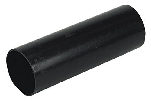 Image of FloPlast 68mm Black Round Downpipe 4M