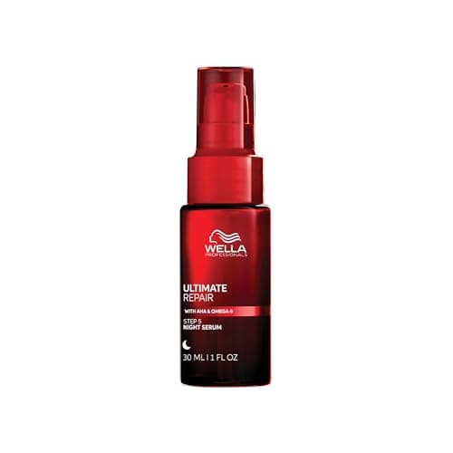 Image of Wella Professionals Ultimate Repair Night Hair Serum – Lightweight Leave-in Treatment for Dry Damaged Hair – Repair Treatment & Frizz Control (30ml)