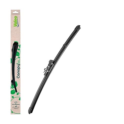 Image of VALEOCanopy Wiper - CAN50 - Flat Wiper Blade Made from Natural And Recycled Materials - Front - Length: 20 inches/500mm - (Wiper Blade 1) - 583950
