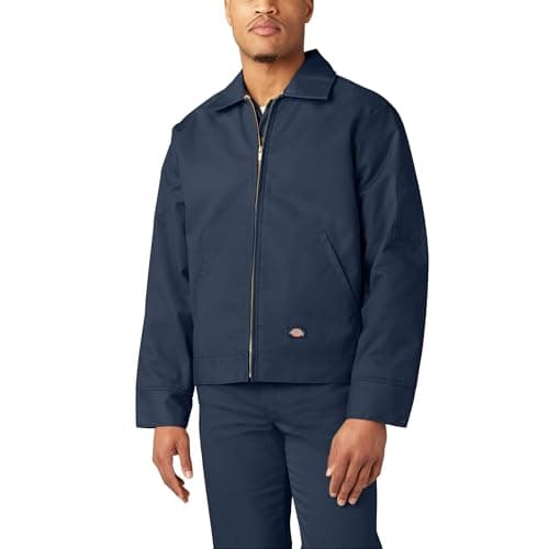 Image of Dickies Men's Insulated Eisenhower Jacket, Blue (Dark Navy DN), Manufacturer Size:Small