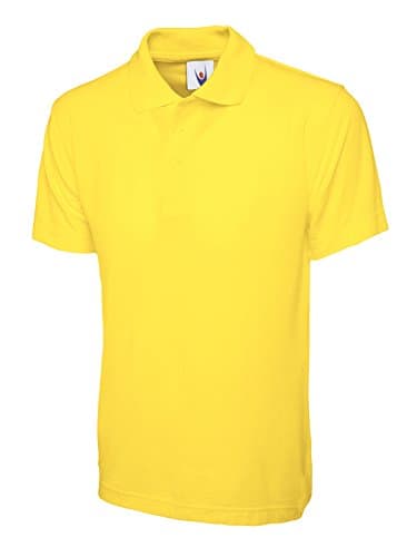 Image of Uneek UC101 - Yellow - Medium - 220 GSM - Classic Polo Shirt Medium