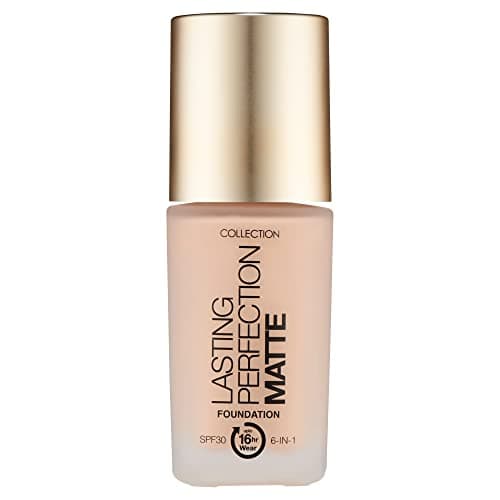 Image of Collection Cosmetics Lasting Perfection Matte Foundation, Full Coverage, Beige 8, 27ml (Pack of 1)