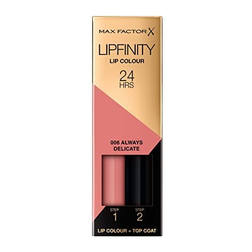 Image of Max Factor Always Delicate Lipfinity Lipstick Number 6