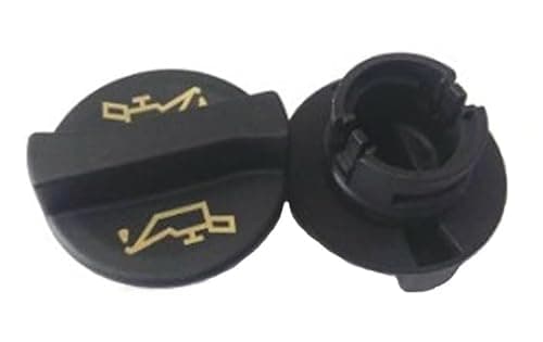 Image of appRUN Oil Filler Cap for Citroen Jumper Fiat Ducato Ford C-max Fiesta Focus Fusion Galaxy Ka Mondeo Puma Ranger S-max Transit Peugeot Boxer 9662149180 YS4G6766AA 135010