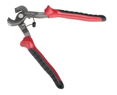 Image of RUBI 65926 | Nippers for Ceramic Tiles | for Rectifying Ceramic Tile Cuts, Especially in Tile and Glazed Stoneware |, Black