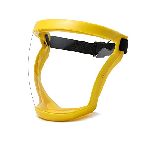 Image of Anti-Fog Protective Full Face Shield-Super HD Reusable Face Protective Cover Adjustable Universal TOKLYUIE