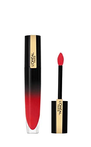 Image of L'Oreal Paris Brilliant Signature High Shine Colour Orange Red Lip Ink 315 Be Courageous