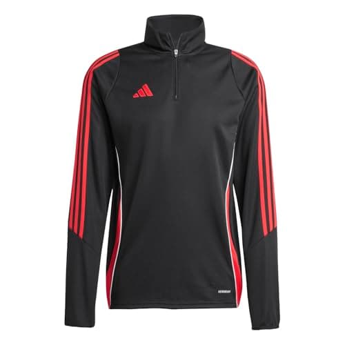 Image of adidas Mens Tiro 24 Training Top Track Tops, BLACK/PURRUB, XL