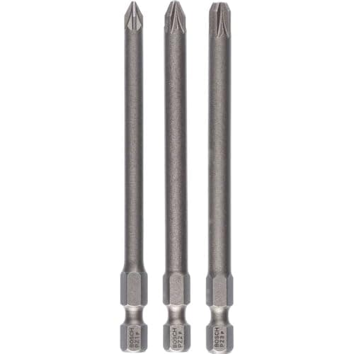 Image of Bosch 260700176189 mm Extra Hard Screwdriver Bit (Set of 3)