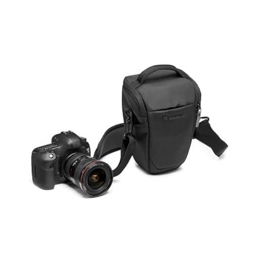 Image of Manfrotto Advanced Holster M III, Case for Mirrorless Camera with Lens, Camera Bag with Tripod Mount and Rain Cover, Photography Accessories