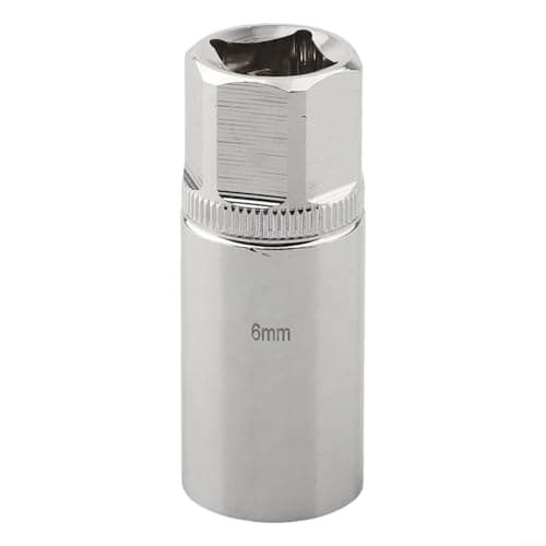 Image of Square Driver 1/2 Inch Drive Extractor Tool for Stud Screws with Broken Heads, Remover and Installer 6 12mm Chrome Vanadium Steel (6mm)