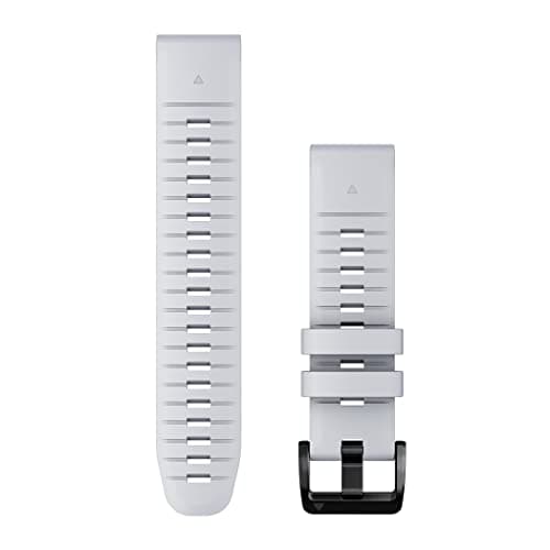 Image of Garmin QuickFit Watch Bands (22mm), suitable for selected fēnix-, epix-, Descent-, D2-, Instinct-, Forerunner- and Approach series smartwatches, Original accessory, Silicone, Whitestone
