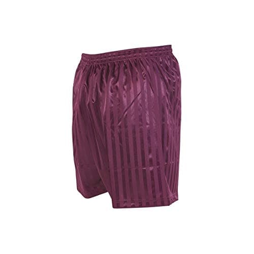 Image of Precision Striped Continental Football Shorts 34-36 inch Maroon