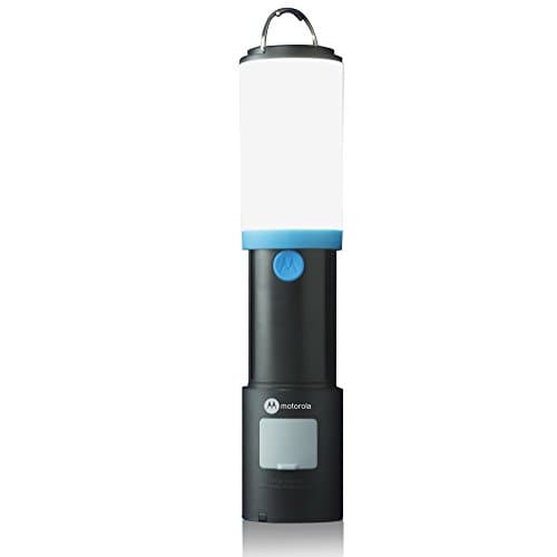 Image of Motorola Unisex Mslp 150 180 Lumens Flash Light and Lantern with Power Bank, Black