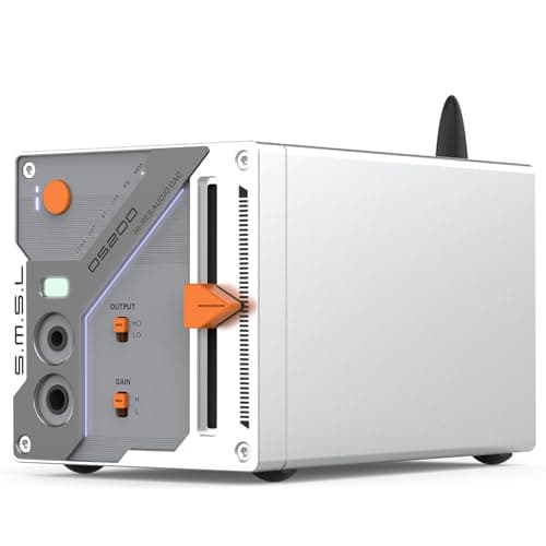 Image of SMSL DS200 DAC Amp Headphone Amplifier Bluetooth 5.1 2x CS43131 Chip MQA CD Stereo Digital-to-Analog Converter 3.5mm&4.4mm Balanced HP Output XMOS XU-316 32bit/768kHz USB/Optical/Coaxial/BT Input
