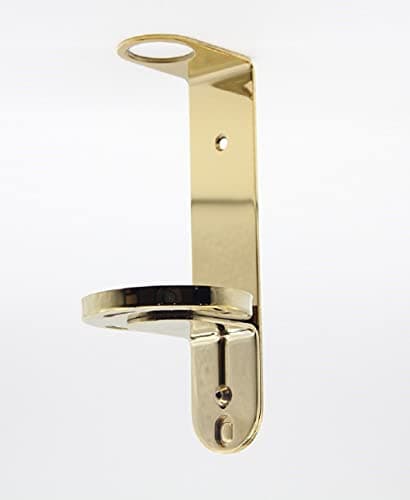 Image of WALL MOUNT 300ml SINGLE DISPENSER GOLD CHROME HOLDER Ideal for Sea Kelp Bottles