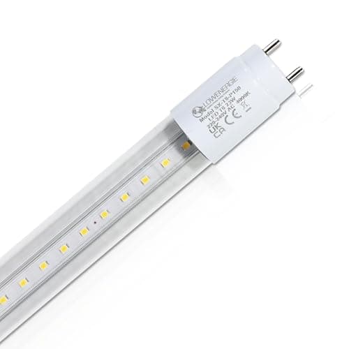 Image of LOWENERGIE LED Tube Light T8 Fluorescent Replacement 5ft High LUX Energy Saving (1, 4000k Clear)