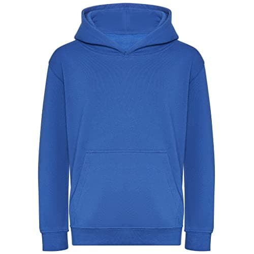 Image of AWDis Just Hoods JH201J Kids Organic Hoodie - Royal Blue - 3-4 Years