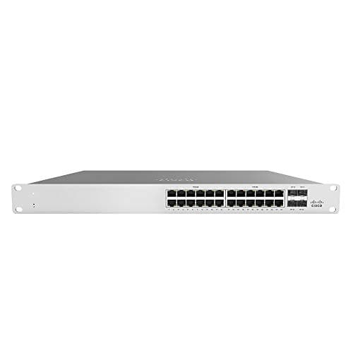 Image of Cisco MS120-24P 24-port Gigabit Switch, 370W PoE, RJ45, Cloud Managed