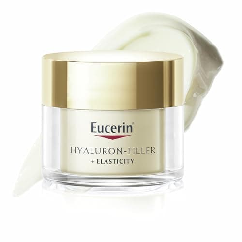 Image of Eucerin Hyaluron-Filler + Elasticity Day Care SPF 15 50ml, Anti-Wrinkle Day Cream for Refined Skin, Nourishing Moisturiser with Hyaluronic Acid and Collagen