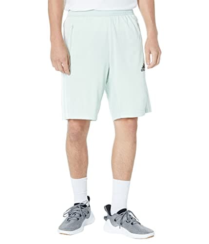 Image of adidas Designed 2 Move 3-Stripes Primeblue Shorts Linen Green/White 2XL