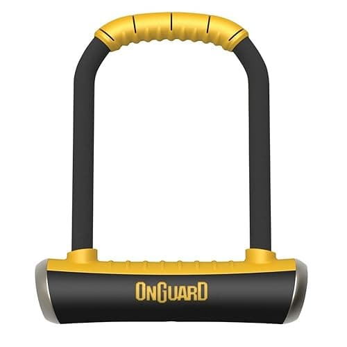 Image of On-Guard Brute STD-8001 Keyed Shackle Lock - Black, 11.5 x 20.2 cm