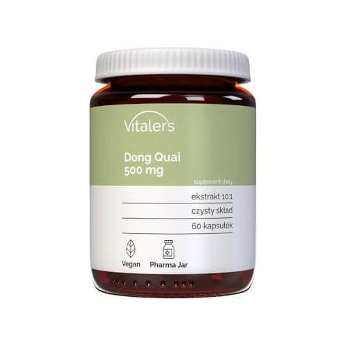 Image of Vitaler's Dong Quai 500 mg - 60 Capsules, Vegan, 2 Months of Supplementation No Preservatives, Pure Composition