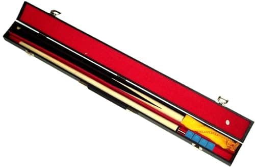 Image of JUNIOR 2 PIECE CUE BOX SET INCLUDING 48" CUE, HARD CASE, TIP SHAPER AND CLOTH **