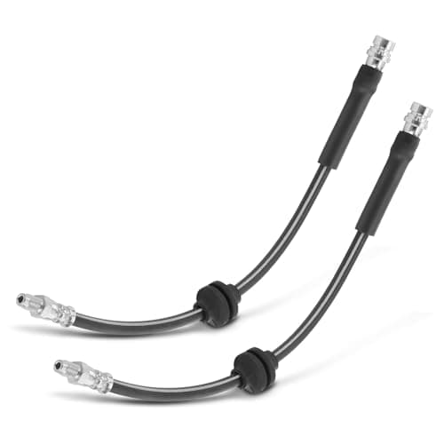 Image of Frankberg 2x Brake Hose Rear Axle Left Right Compatible with C30 1.6L-2.5L 2006-2012 S40 II 544 1.6L-2.5L 2004-2012 V50 545 1.8L-2.5L 2004-2010 Replace# 32221982