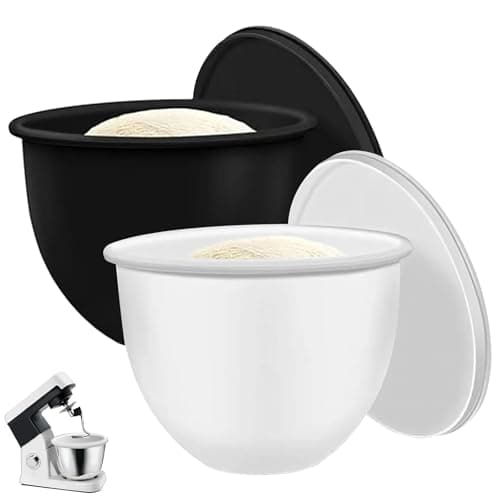 Image of 2PCS Silicone Bowl Liners Compatible with Non-Slip Kitchenaid Mixer Accessories, for Kitchen Aid Accessories and Baking & Food Prep Essentials
