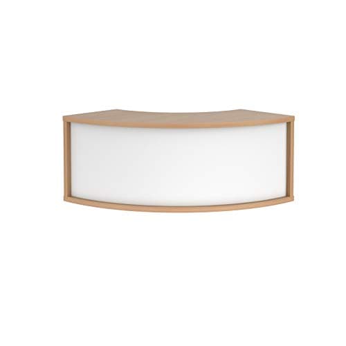 Image of Mr Office Denver reception corner top unit 800mm x 350mm, White