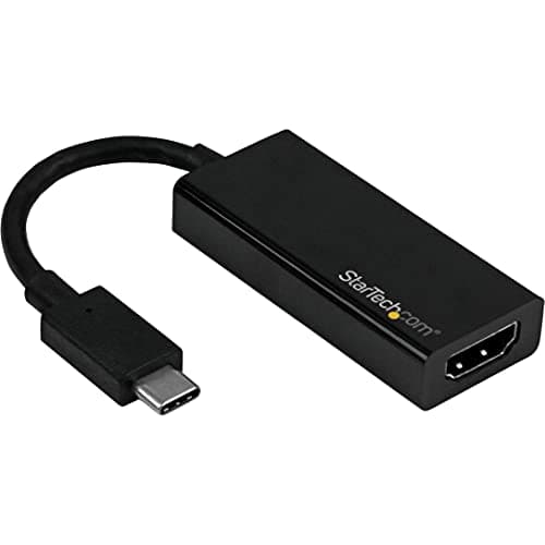 Image of StarTech USB-C to HDMI Adapter, 4K 60Hz 4:4:4 HDR, Thunderbolt 4, TB5 & USB4 Compatible, USB C to HDMI 2.0 Converter for MacBook Pro, MacBook Air, iPad Pro, Pixelbook, XPS (USBC-HDMI-CDP2HD4K60)