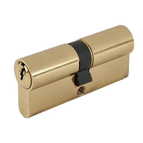Image of Yale PKM3030-PB- KM Superior 1 star Euro Cylinder lock - 30/30 (70mm) / 30:10:30 - Brass Finish- High Security