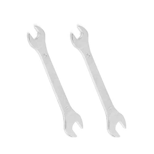 Image of Vokenforu 2 Pcs Open End Spanner, 10mm x 11mm Super Thin Carbon Steel Double Open Ended Wrench, Metric Repairing Tool for Bicycle