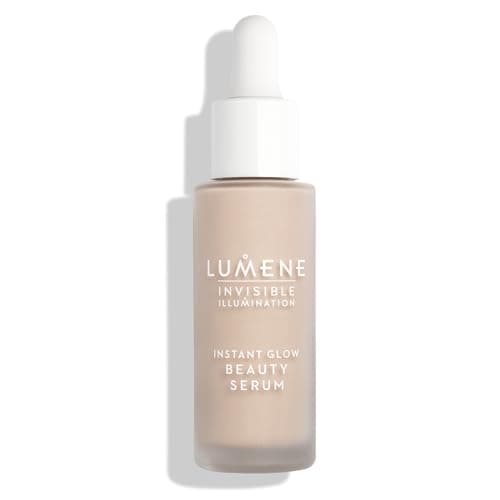 Image of LUMENE Invisible Illumination Instant Glow Beauty Serum | Universal Light Shade | Face Makeup & Brightening Serum | Lightweight, Buildable Coverage | Vegan | 30 ml